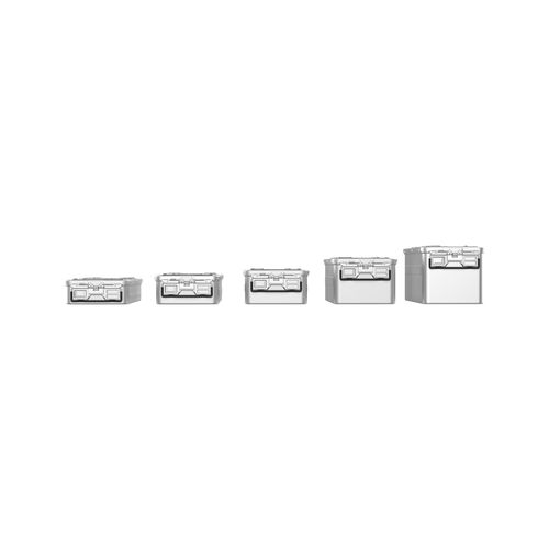 Sterilisationscontainer für Instrumente - Standard Heights - Aygun Surgical Instruments - mit Filter / Aluminium / anodisiertes Aluminium