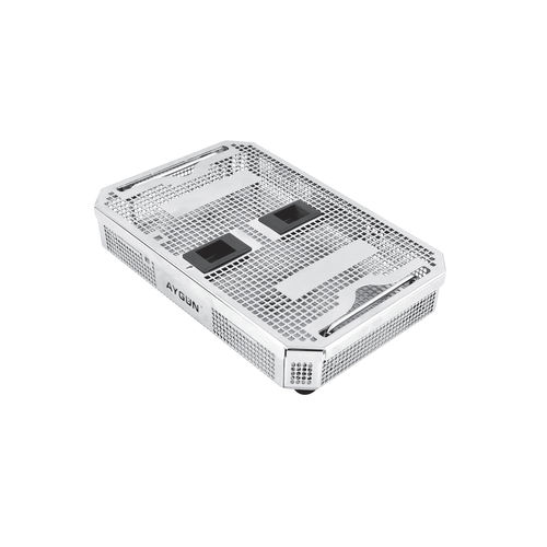 Sterilisationskorb für Instrumente - Dental Size Basket - Aygun Surgical Instruments - Edelstahl / perforiert