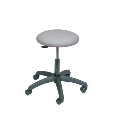 Hocker für Gesundheitseinrichtungen - Ecopostural - RehabMedic - drehbar / auf Rollen / schwarz