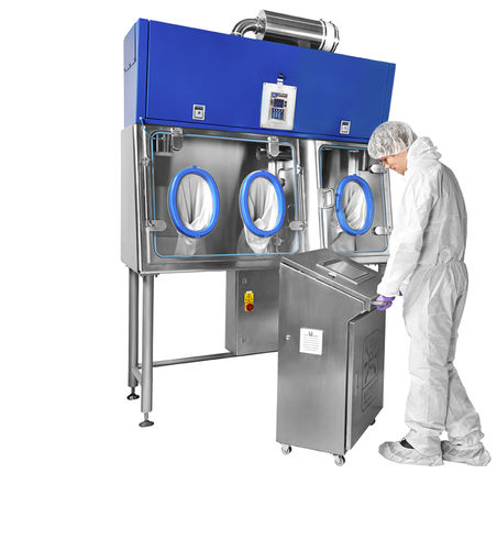 Dichtheitsprüfgerät für Labor-Isolatoren - Extract Technology - für Handschuhe / Druck / auf Wagen
