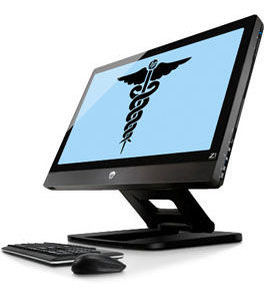 Medizinisch Computer-Arbeitsplatz - HP Z1 G2 - Hewlett-Packard - für Telemedizin