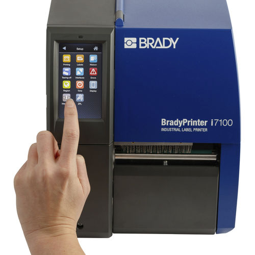 Thermotransferdrucker - I7100-300P-UK-PWID - Brady EMEA - Thermodirekt / für Etiketten / Desktop