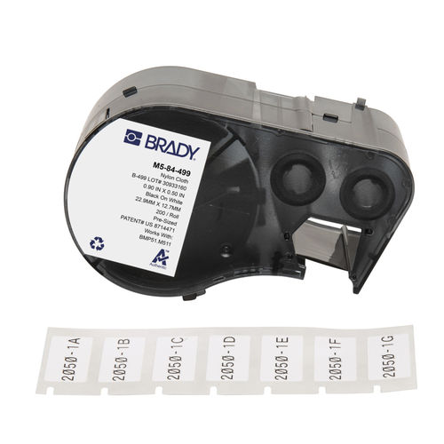 Etikettenrolle für Röhrchen - M4C-375-499 - Brady EMEA - für Fläschchen