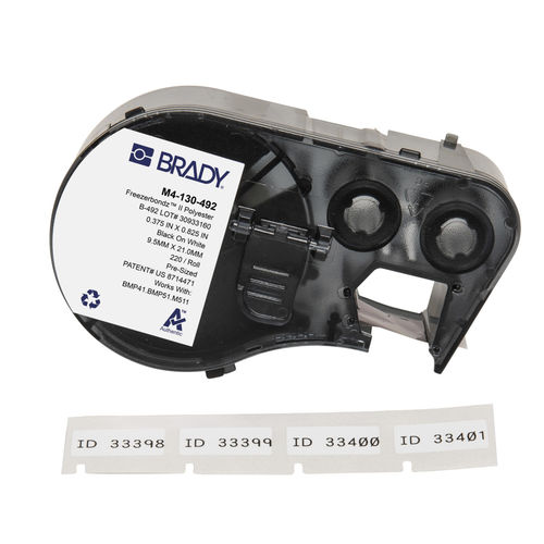Etikettenrolle für Röhrchen - M5-124-492 - Brady EMEA
