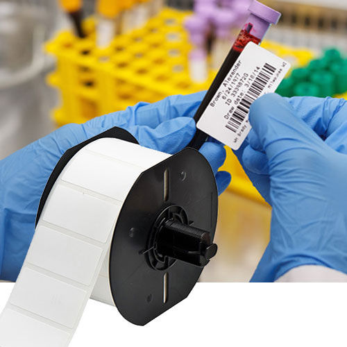 Etikettenrolle für Röhrchen - Brady EMEA - chemikalienbeständig