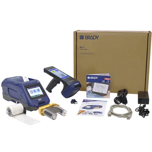 Drucker - Etikettierer / Thermotransfer - M611-UK-T&amp;T KIT - Brady EMEA - für Strichcode-Etiketten / Multifunktion / tragbar