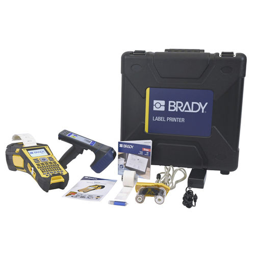 Etikettierer für die Pharmaindustrie - M610-QY-UK-QF KIT - Brady EMEA - Hochgeschwindigkeit / elektrisch / Strichcode-Etiketten