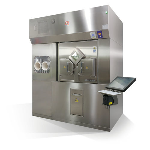 Füllmaschinen mit Isolator - HELIOS - Comecer - vollautomatisch / bodenstehend / kompakt