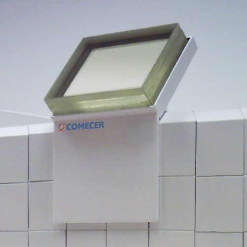 Röntgenstrahlen-Strahlenschutzschild - LKV series - Comecer - für Labortisch / mit Fenster