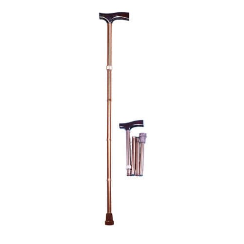 Fritzgriff-Gehstock - BES-WA09 - Besco Medical - höhenverstellbar / zusammenklappbar