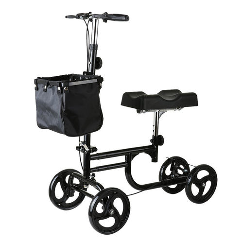 Rollator mit 4 Rädern - BES-WA37 - Besco Medical - Stahlrahmen / mit Sitz / mit Korb