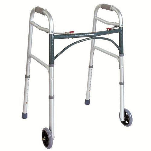 Gehgestell mit 2 Rädern - BES-WA22 - Besco Medical - höhenverstellbar / zusammenklappbar