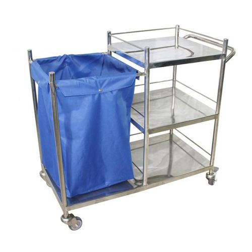 Medizinischer Wagen - BES-PM042 - Besco Medical - Mehrzweck / für Transport / Edelstahl
