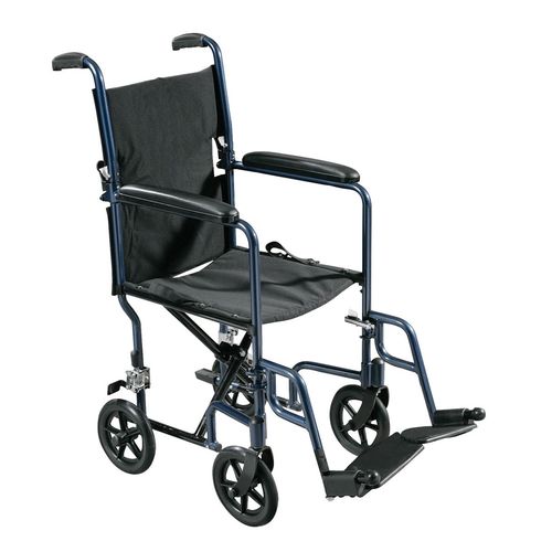 Transportstuhl für den Innenraum - BES-WL025 - Besco Medical - für Außenbereich / zusammenklappbar / mit Fußstütze