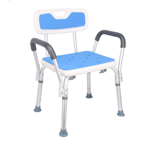 Duschstuhl mit Armlehnen - BES-BS021 - Besco Medical - mit Rückenlehne