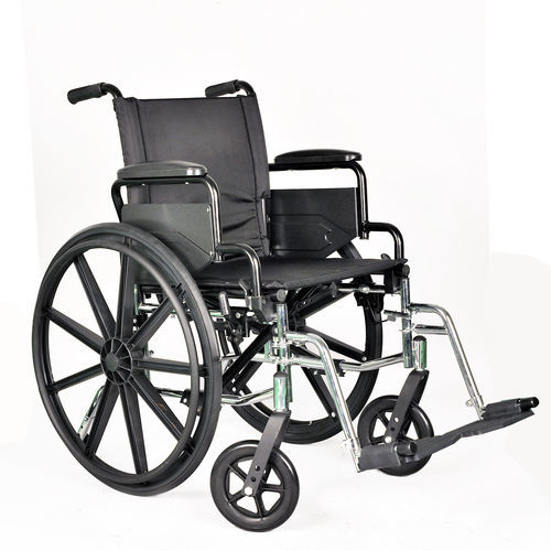 Manueller Rollstuhl - BES-WL060 - Besco Medical - zur Nutzung im Freien / für den Innenbereich / mit Fußstütze