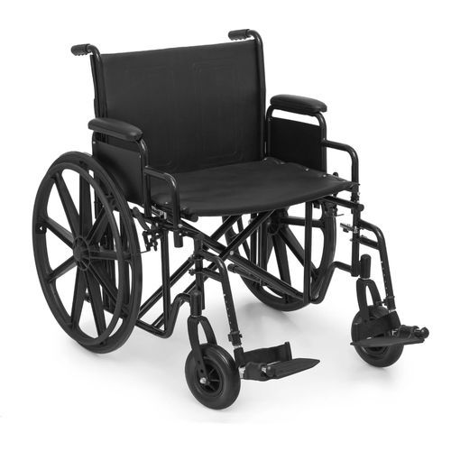 Manueller Rollstuhl - BES-WL108 - Besco Medical - zur Nutzung im Freien / für den Innenbereich / mit Fußstütze