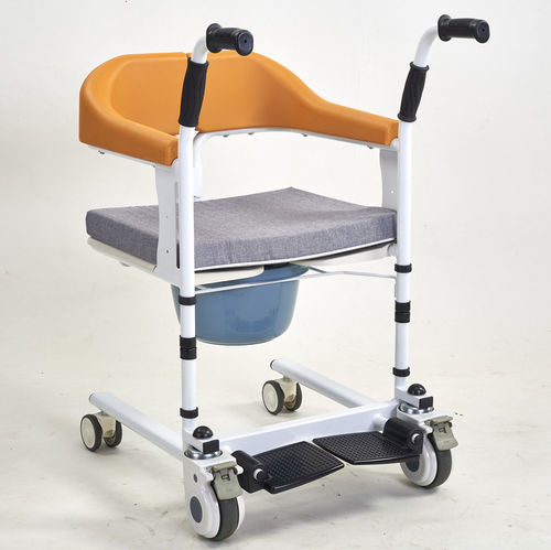 Transportstuhl für den Innenraum - BES-YWJ01A - Besco Medical - Toiletten / höhenverstellbar / mit Aufstehfunktion