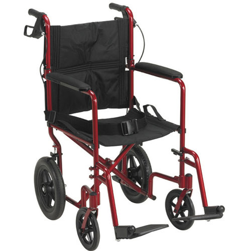 Transportstuhl für den Innenraum - BES-WL025C - Besco Medical - für Außenbereich / zusammenklappbar / mit Fußstütze