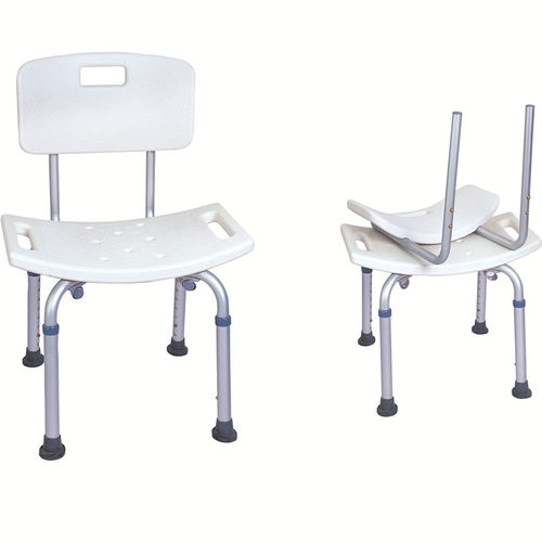 Duschstuhl mit Rückenlehne - BES-BS020 - Besco Medical - höhenverstellbar