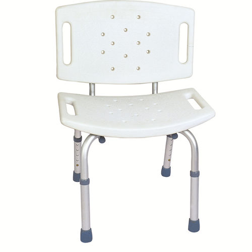 Duschstuhl mit Rückenlehne - BES-BS021 - Besco Medical - höhenverstellbar