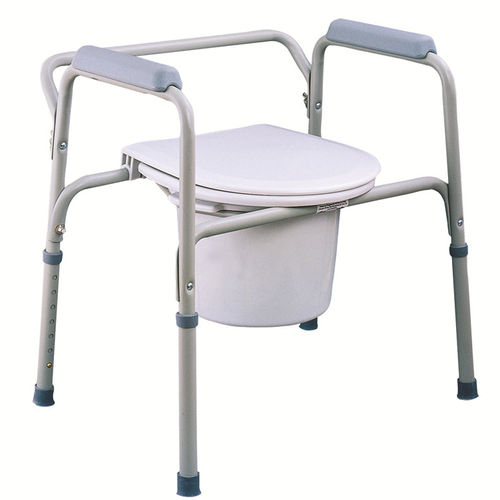 Garderobenstuhl mit Armlehnen - BES-BS029 - Besco Medical - mit Eimer / Toilette / höhenverstellbar
