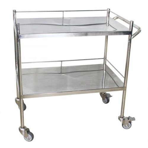 Medizinischer Wagen - BES-PM040  - Besco Medical - für Instrumente / für Transport / Edelstahl