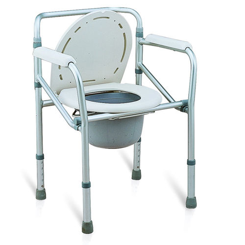 Garderobenstuhl mit Armlehnen - BES-BS035 - Besco Medical - mit Eimer / höhenverstellbar