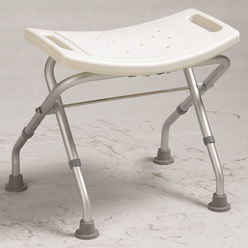 Duschhocker ohne Rückenlehne - BES-BS025 - Besco Medical - zusammenklappbar / höhenverstellbar