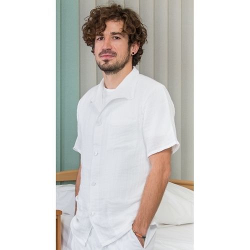 Medizinischer Kasack / unisex - 02-000908 - TIMO - aus Polyester / aus Baumwolle / waschbar