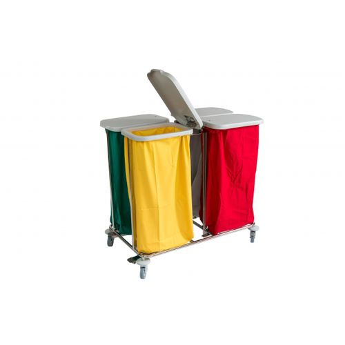Sackhalterwagen für dreckige Wäsche - 300404 - TIMO - medizinisch / Transport / 4 Säcke