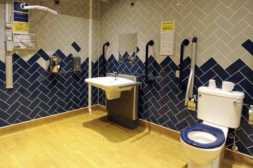 Spüle / 1 Station - Pressalit - Total Hygiene - höhenverstellbar