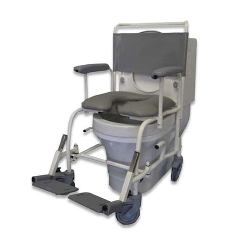 Duschstuhl mit Armlehnen - T40 Auto - Total Hygiene - auf Rollen / mit Fußstütze / mit Rückenlehne