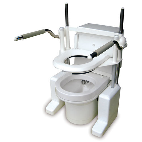 Toilettensitzerhöhung mit Armlehnen - Aerolet®  - Total Hygiene - höhenverstellbar / Kipper