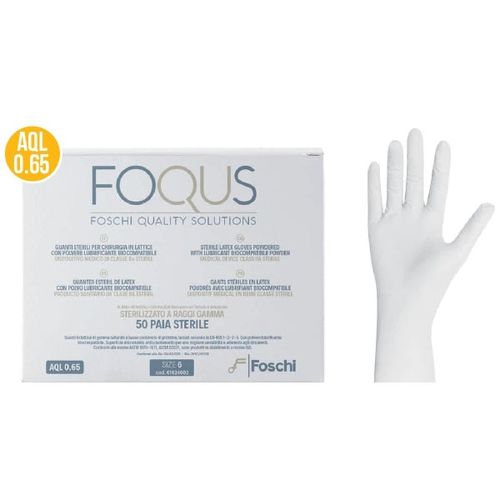 Latexhandschuh - Foqus  - Foschi - chirurgisch / steril / 50er-Packung