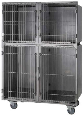 Tierkäfig / 4 Abteile - Foschi - Isolier / für Katzen / für Hunde