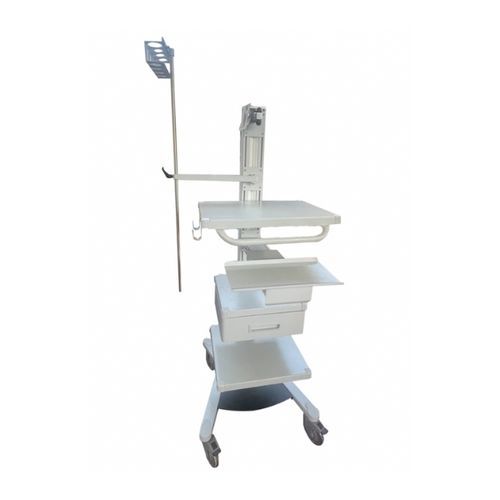 Wagen für Endoskope - 00012248 - Foschi - Aluminium / Metall / Bildschirmhalterung
