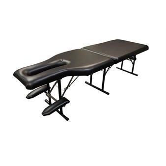 Elektrische chiropraktische Behandlungsliege - EB - PHS Chiropractic - tragbar / mit Armstütze / mit verstellbarer Rückenlehne