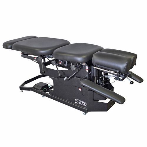 Elektrische chiropraktische Behandlungsliege - ErgoStyle™ ES2000  - PHS Chiropractic - mit höhenverstellbarer Rückenlehne / vierteilig