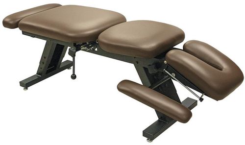 Mechanischer chiropraktische Behandlungsliege - EB9040 - PHS Chiropractic - mit Armstütze / mit Kopfstütze / mit höhenverstellbarer Rückenlehne