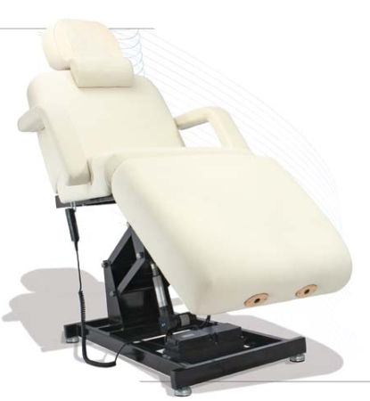 Elektrische Wellnessliege - Lumina Elite  - ComfortSoul - mit Kopfstütze / mit höhenverstellbarer Rückenlehne / dreiteilig