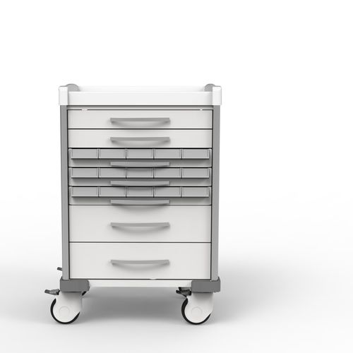 Sterilisationswagen - pCART-N1-W-A-T-R2  - BriteMED Technology - Notfall / für Kliniken / Medikamente