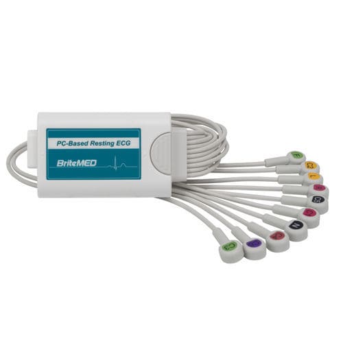 Ruhe-Elektrokardiograph - ECG-D12-10 series - BriteMED Technology - 12 Kanäle / für PC / USB