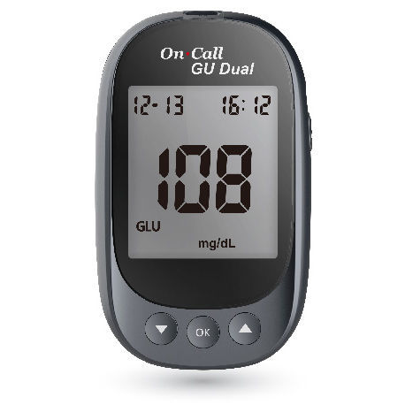 Automatisches Blutzuckermessgerät - On Call GU Dual - ACON DIABETES CARE - Harnsäure