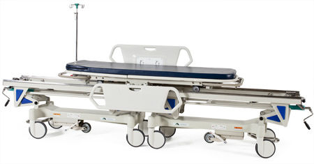 Fahrtrage zum Umbetten - IB 700 - Ideal Bequem Móveis Hospitalares - manuell / höhenverstellbar / mit verstellbarer Rückenlehne