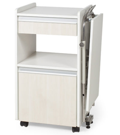 Nachttisch auf Rollen - IB 1230 - Ideal Bequem Móveis Hospitalares - mit eingebauter Tischplatte