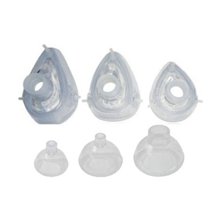 Silikon-Sauerstoffmaske - PN series - JG Moriya - wiederverwendbar / transparent