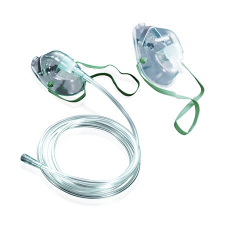 Sauerstoffmaske für Neugeborene - PN-1109 - JG Moriya - transparent / verstellbar