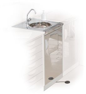 Schrank für sterile Materialien - OI1200 - LANCO LTDA. - für Krankenhaus / mit Waschbecken / mit Tür