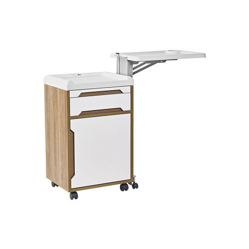 Nachttisch auf Rollen - VLT-470 - Vallitech Móveis Hospitalares - modular / mit Nachttisch / mit Fächern
